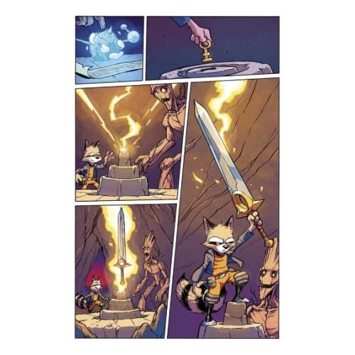 Комикс  "Єнот Ракета. Переслідування" Marvel
