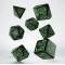 Набор кубиков Call of Cthulhu Black & green Dice Set (7)
