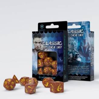 Набор кубиков Classic RPG Caramel  yellow Dice Set