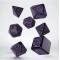 Набор кубиков COC Horror on the Orient Express Black & purple Dice Set (7)