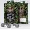 Набор кубиков Forest 3D White & black Dice Set (7)