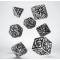 Набор кубиков Forest 3D White & black Dice Set (7)