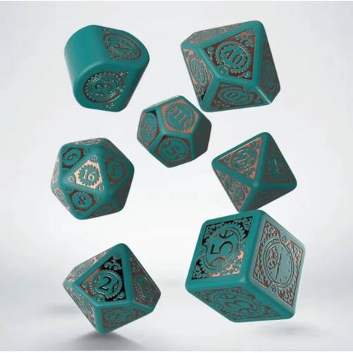 Набор кубиков  Steampunk Clockwork Nautical Apparatus Modern Dice Set (7)