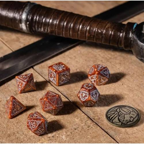 Набор кубиков The Witcher Dice Set. Geralt - The Monster Slayer Dice Set (7)