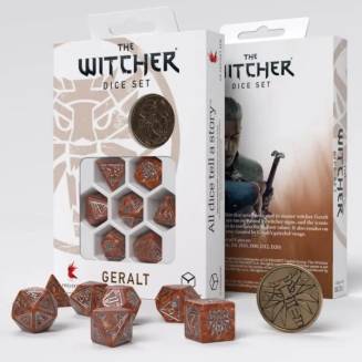 Набор кубиков The Witcher Dice Set. Geralt - The Monster Slayer Dice Set (7)
