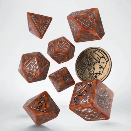 Набір кубиків The Witcher Dice Set. Geralt - The Monster Slayer Dice Set (7)