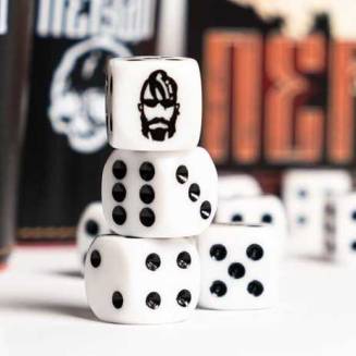 Кубик D6 с рисунком казака