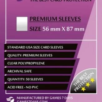 Протекторы Games7Days  (56 x 87 мм) Premium USA (50 шт)