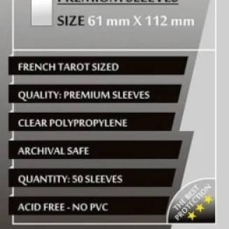 Протекторы Games7Days (61 x 112 мм) Premium French Tarot (50 шт)