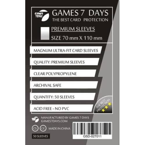 Протектори Games7Days (70 х 110 мм) Premium Magnum Ultra-Fit (50 шт)