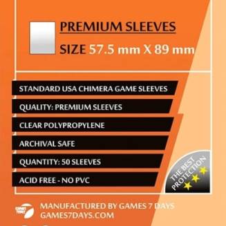 Протекторы Games7Days  (57.5 x 89 мм) Premium USA Chimera (50 шт)