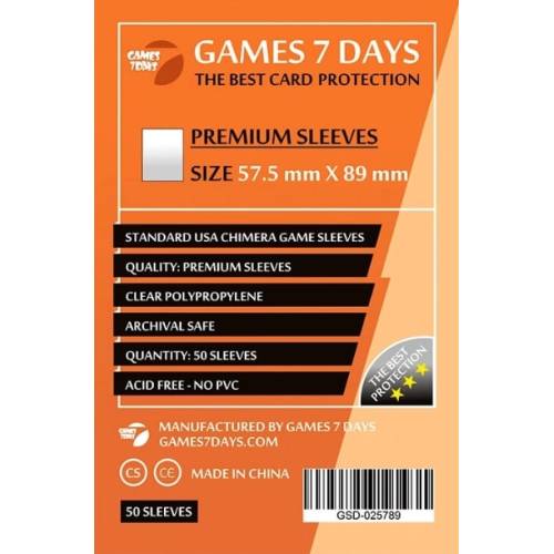 Протектори Games7Days (57.5 x 89 мм) Premium USA Chimera (50 шт)
