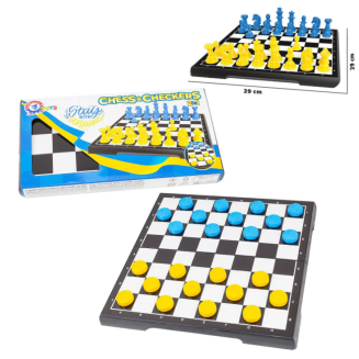 Шахматы и шашки Chess and checkers 2 in 1 Ukraine
