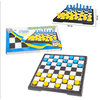 Шахматы и шашки Chess and checkers 2 in 1 Ukraine