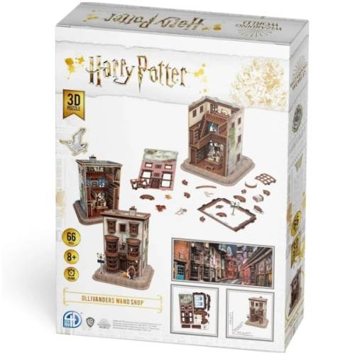 Крамниця чарівних паличок Олівандера Пазл 3D Гаррі Поттер (Ollivander Wand Shop Set 3D puzzle Harry Potter) Eng