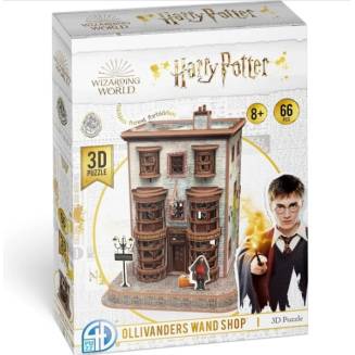Крамниця чарівних паличок Олівандера Пазл 3D Гаррі Поттер (Ollivander Wand Shop Set 3D puzzle Harry Potter) Eng