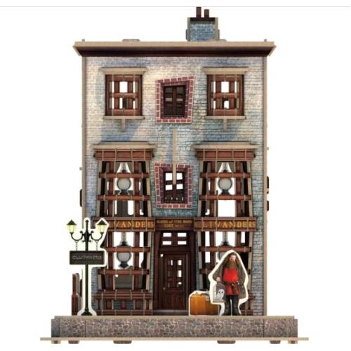 Магазин волшебных палочек Оливандера Пазл 3D Гарри Поттер (Ollivander Wand Shop Set 3D puzzle Harry Potter) Eng
