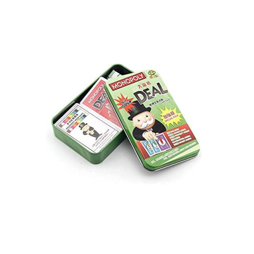 Monopoly Deal Card game Metal box
