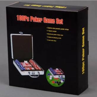 Набір для Покеру Poker game set 100 фішок у Металевому кейсі
