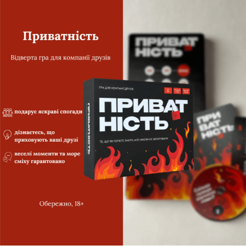Приватність Гра для компанії друзів