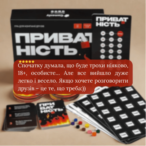 Приватность Игра для компании друзей UA