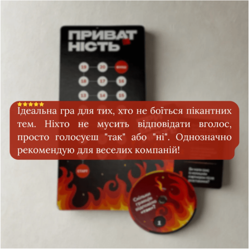 Приватность Игра для компании друзей UA