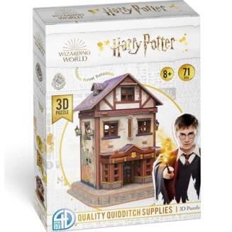 Товари для Квідичу Пазл 3D Гаррі Поттер (Quality Quidditch Supplies Set 3D puzzle Harry Potter) Eng