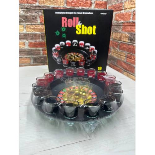 Алкогольная игра рулетка для вечеринки Roll The Shot