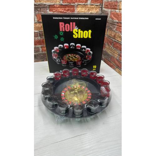 Алкогольна гра рулетка для вечірки Roll The Shot