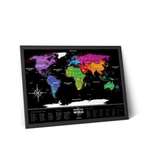 Скретч карта мира Travel Map Black World