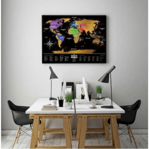 Скретч карта мира Travel Map Black World